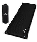 PYKES PEAK (パイクスピーク) キャンプ マット インフレーターマット 8cm 裏面スエード 自動膨張 車中泊マット 収納袋付き リペアシート付き 車中泊も出来るインフレーターマット