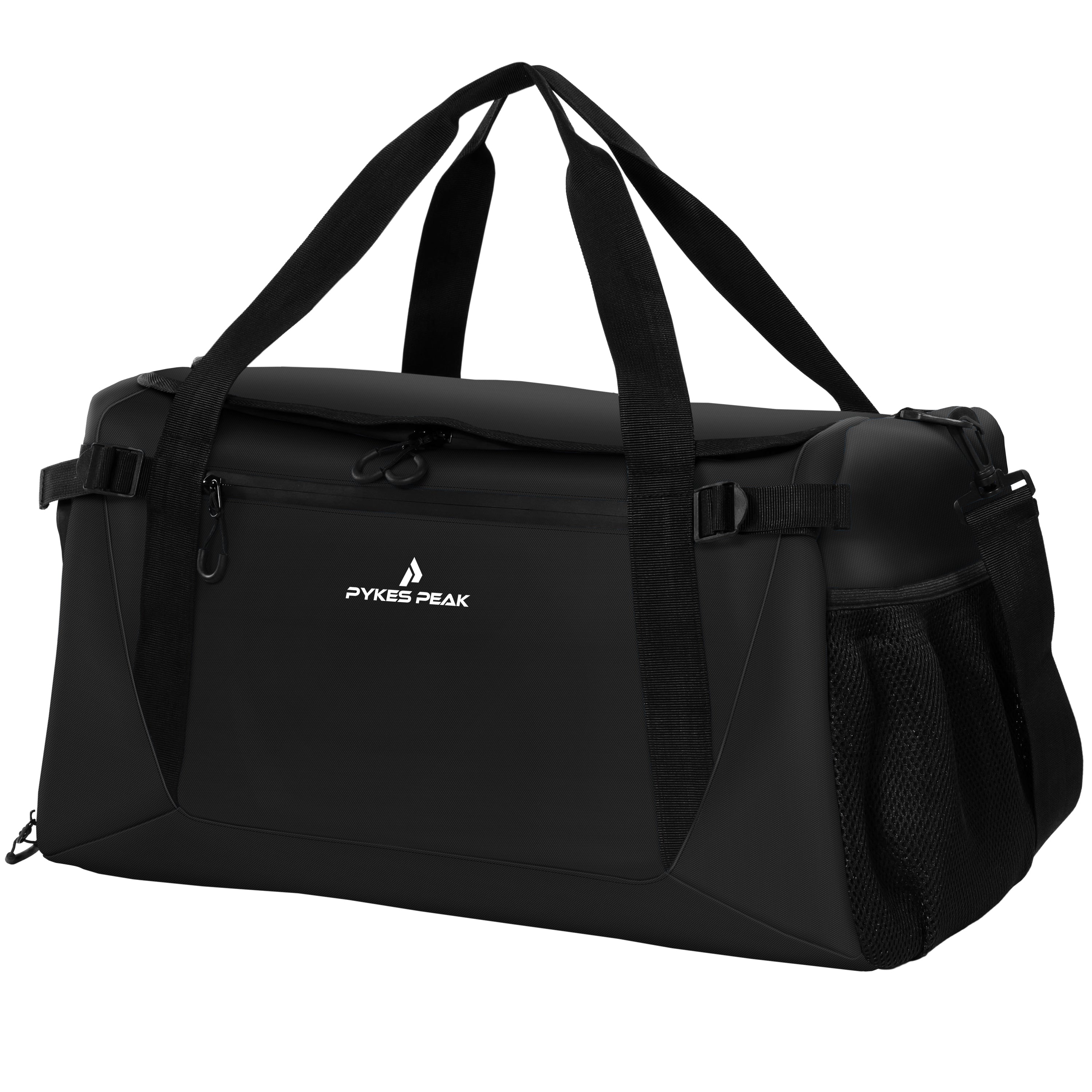 PYKES PEAK(パイクスピーク) ボストンバッグ ゴルフバッグ 大容量 30L 45L シューズインポケット 【大きさ選べる2サイズ 6カラー】 ダッフルバッグ スポーツバッグ 旅行バッグ ジムバッグ