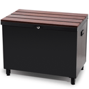 【12/20から値上げ直前セール!35%OFF!!先着10名様ワイヤーロック無料!】ベンチ型宅配ボックス「クルミ(ブラック&ベージュ) - PYKES PEAK