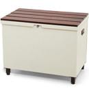 【12/20から値上げ直前セール!35%OFF!!先着10名様ワイヤーロック無料!】ベンチ型宅配ボックス「クルミ(ブラック&ベージュ) - PYKES PEAK