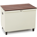 【12/20から値上げ直前セール!35%OFF!!先着10名様ワイヤーロック無料!】ベンチ型宅配ボックス「クルミ(ブラック&ベージュ) - PYKES PEAK