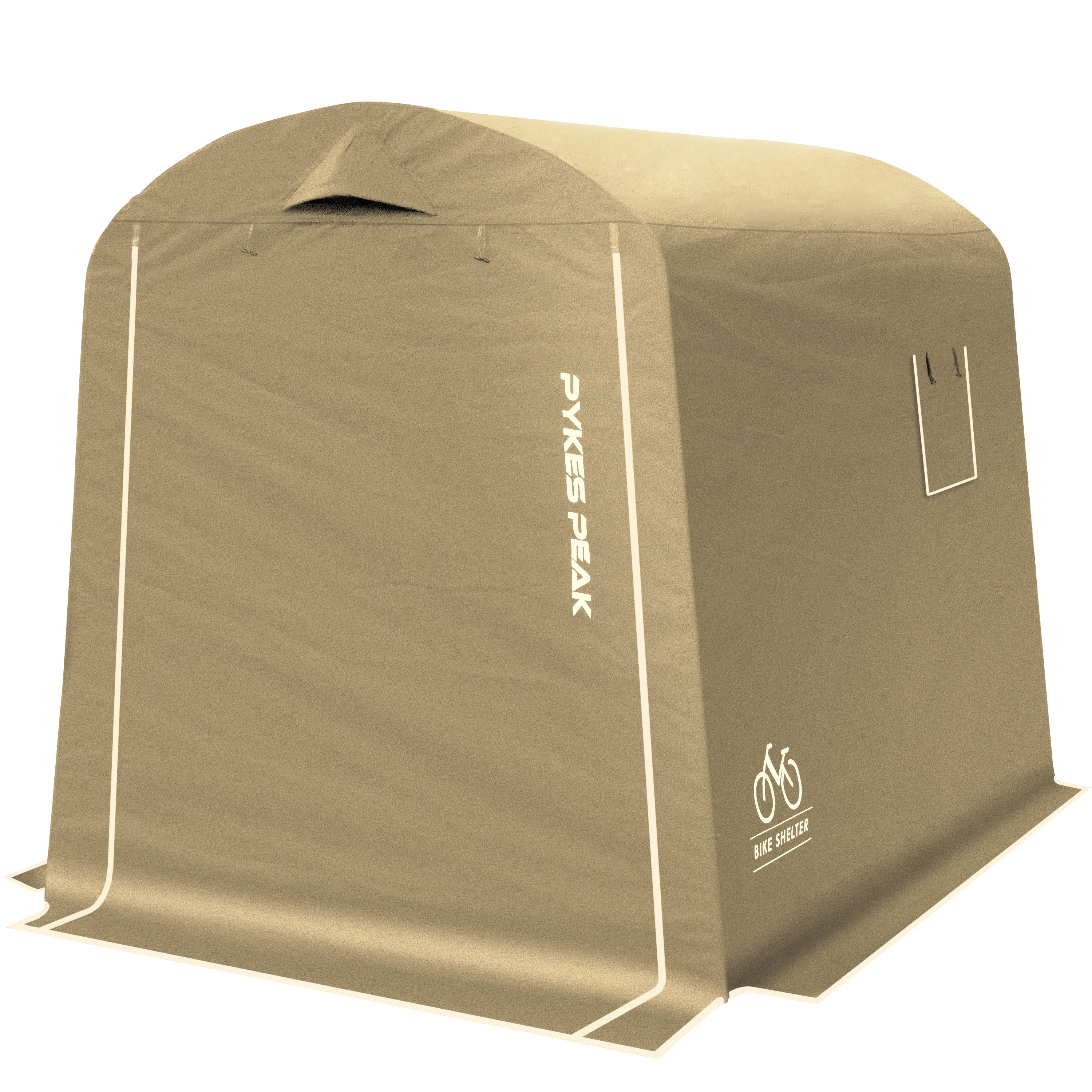 PYKES PEAK (パイクスピーク) サイクルハウス 2サイズ 3カラー 1台用〜3台用 自転車置き場 バイクガレージ 耐水圧2000mm UPF50 工具不要 バイクシェルター (奥行220㎝ 幅175㎝ 高さ170㎝ サイズ 2-3台収納)