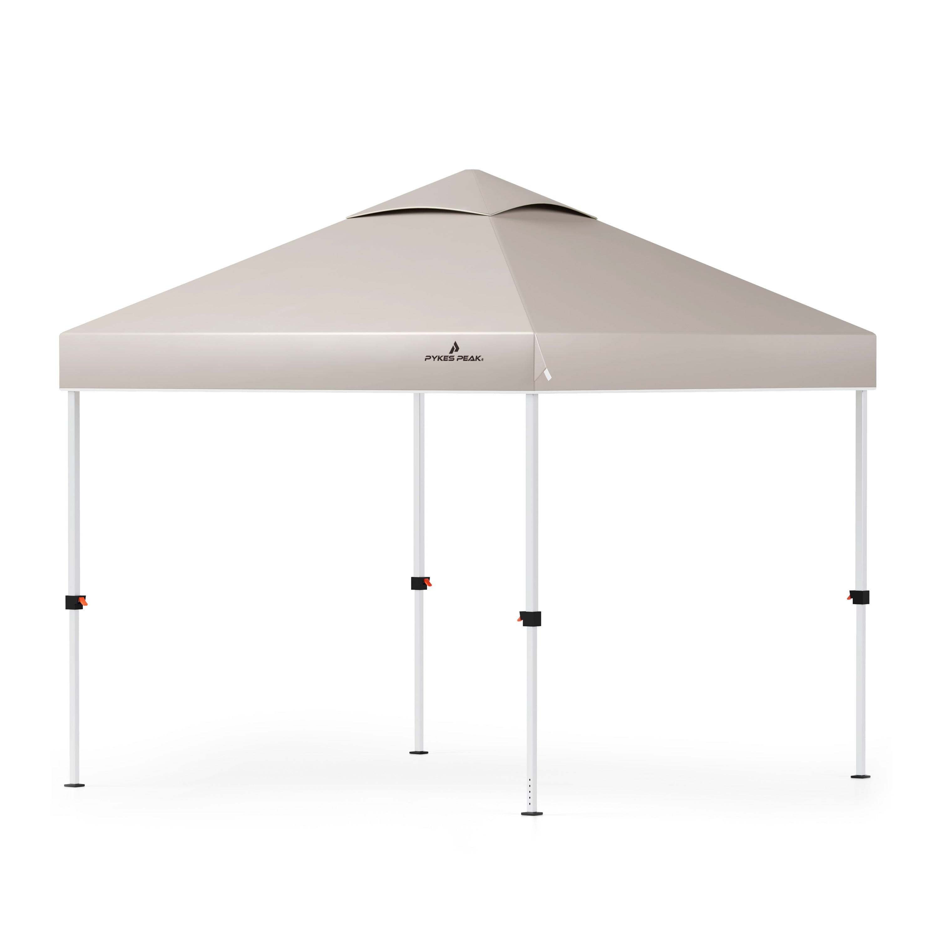 【アウトレット】PYKES PEAK (パイクスピーク) ワンタッチ タープテント 大型 【 組み立て簡単 スチールフレーム UVカット 遮光 耐水加工 3段階調整 風抜けベンチレーション 】 日除け 日よけ キャンプ アウトドア イベント タープ テント