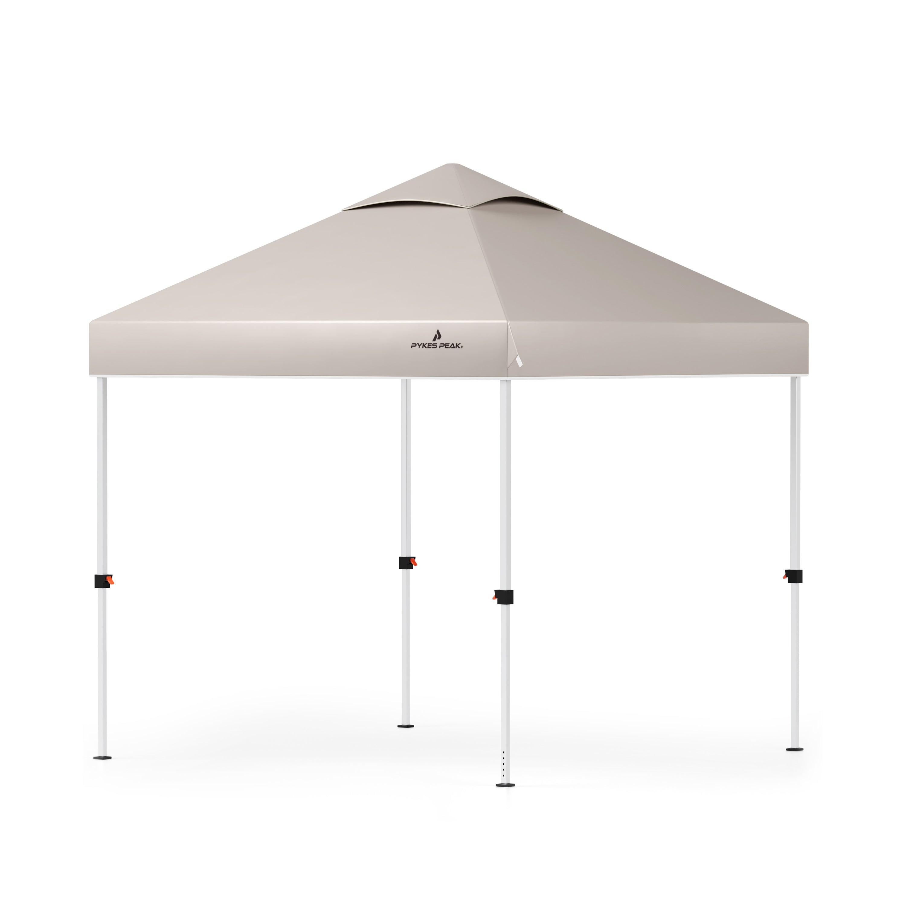 【アウトレット】PYKES PEAK (パイクスピーク) ワンタッチ タープテント 大型 【 組み立て簡単 スチールフレーム UVカット 遮光 耐水加工 3段階調整 風抜けベンチレーション 】 日除け 日よけ キャンプ アウトドア イベント タープ テント