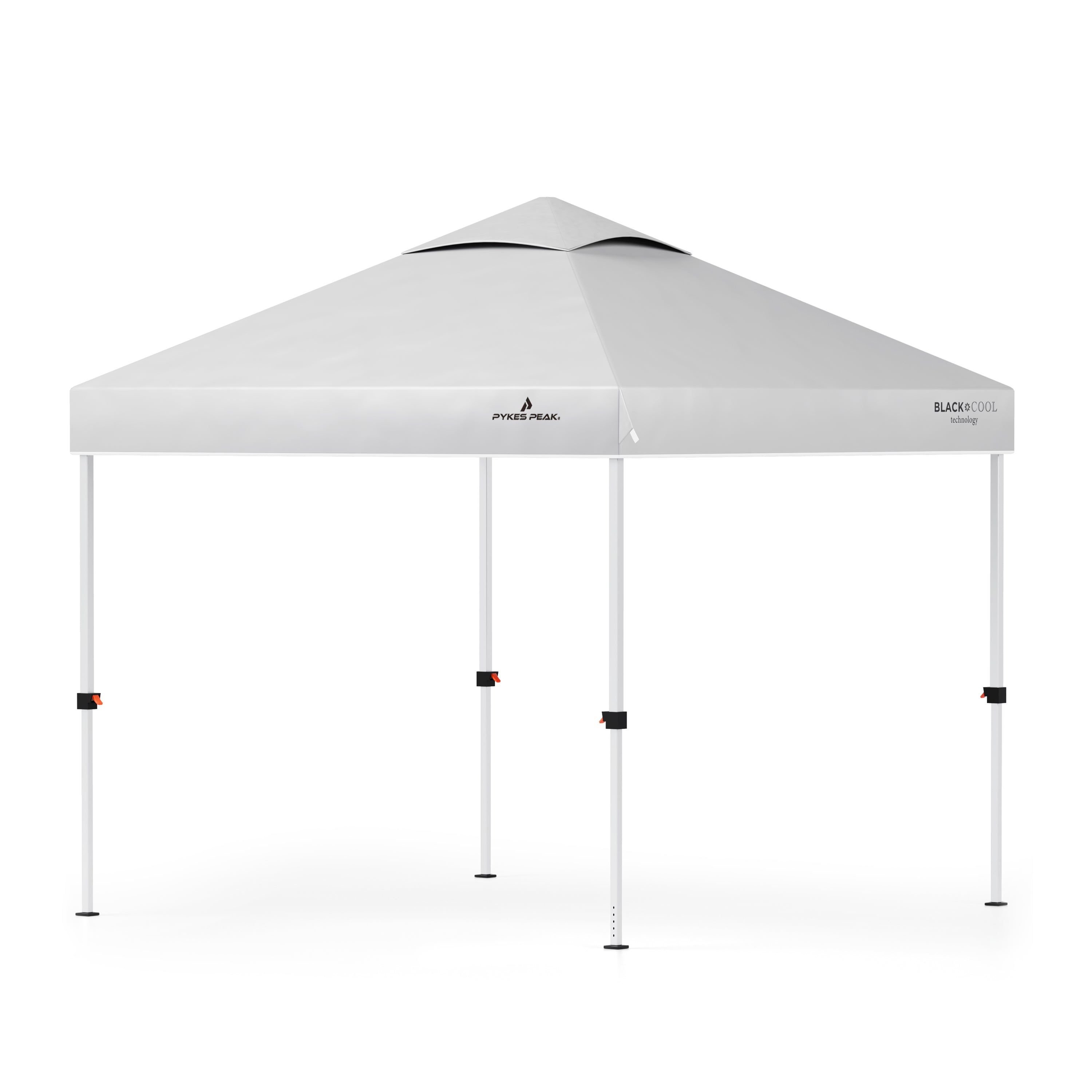 【アウトレット】PYKES PEAK (パイクスピーク) ワンタッチ タープテント 大型 【 組み立て簡単 スチールフレーム UVカット 遮光 耐水加工 3段階調整 風抜けベンチレーション 】 日除け 日よけ キャンプ アウトドア イベント タープ テント