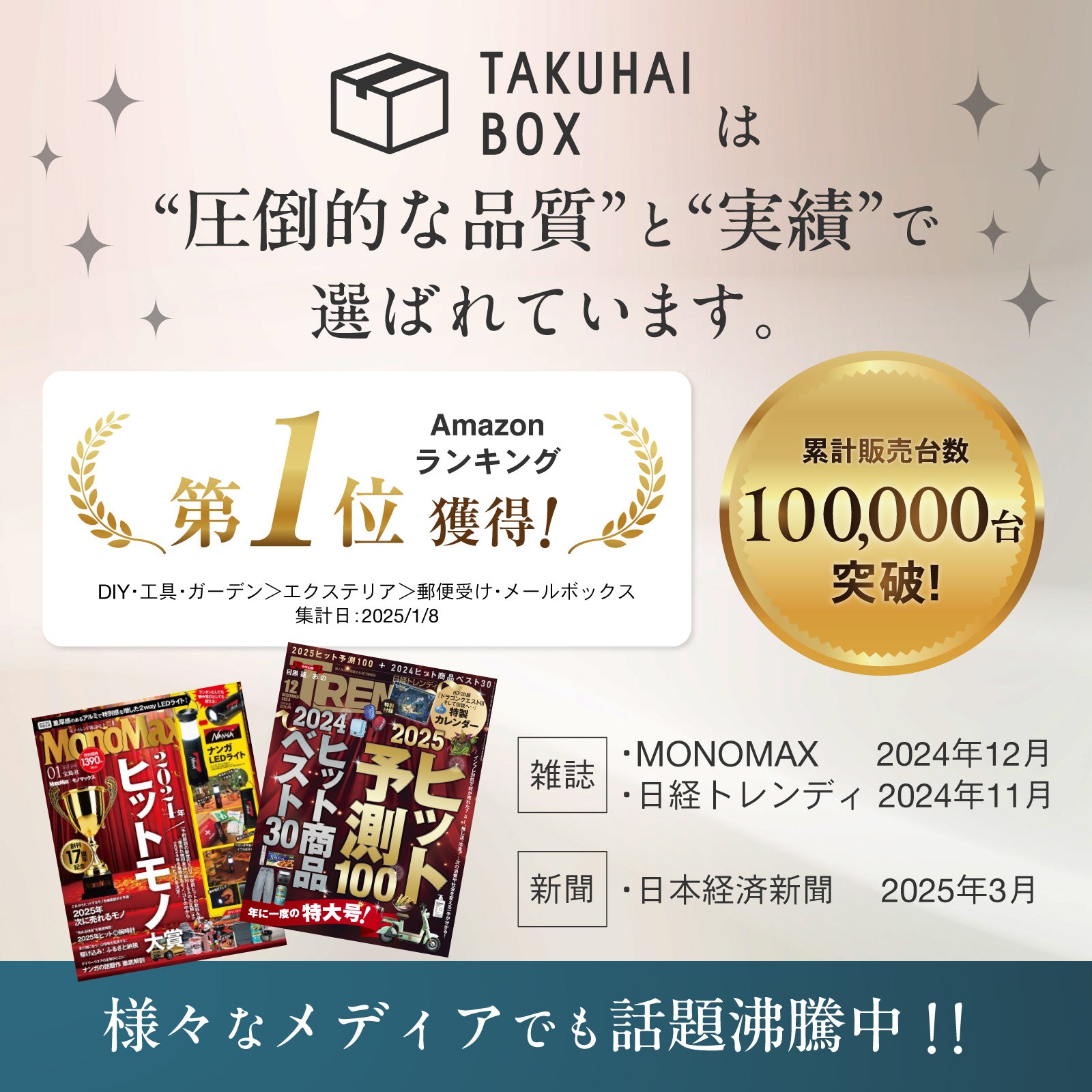 【EX 底面ブロック固定対応/自動クローズ蓋】 PYKES PEAK (パイクスピーク) 宅配ボックス EX 屋外用 置き配 防水 戸建て 大型 組み立て不要 案内ステッカー付き 盗難防止 両開扉