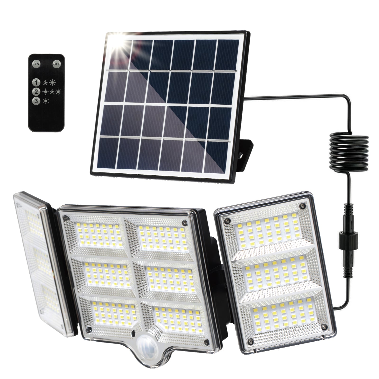 人感センサーライト 屋外 ソーラー 分離型 ソーラーライト SmartBeam MSL-01