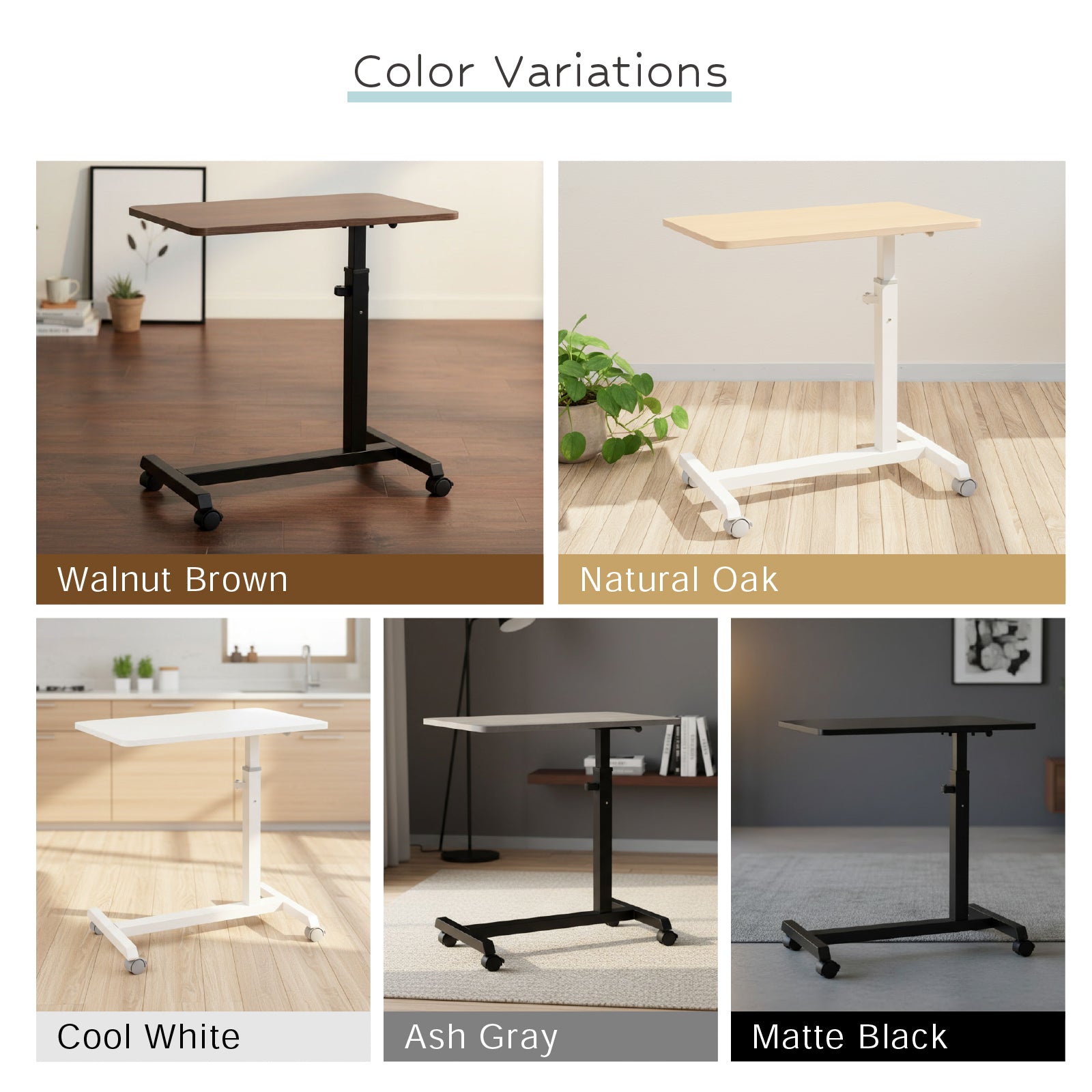 3秒昇降 サイドテーブル | イージーリフト デスク 60 | PYKES PEAK(パイクスピーク)公式