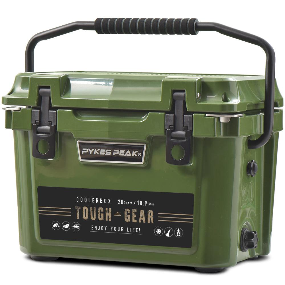 大型ハードクーラーボックス 20QT(18.9L )/45QT(42.6L ) - PYKES PEAK