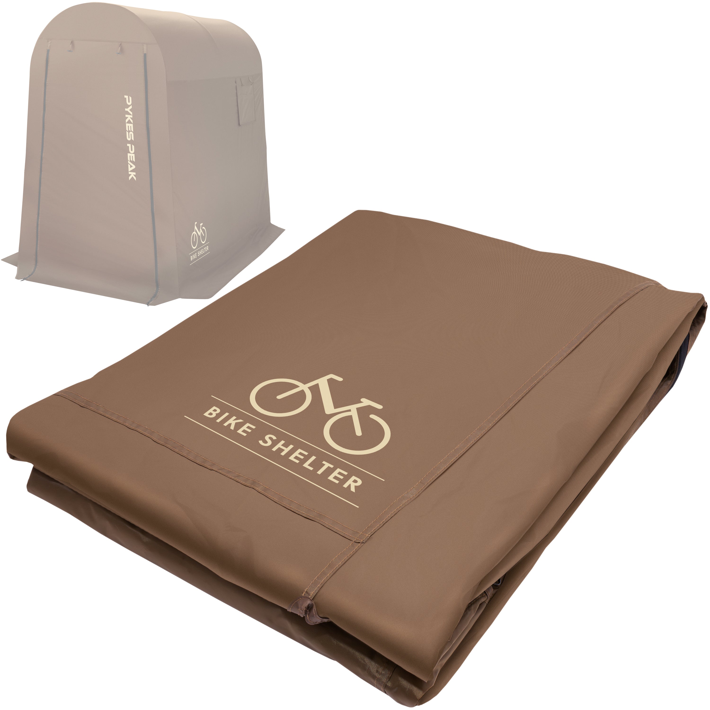 PYKES PEAK (パイクスピーク) サイクルハウス 2サイズ 3カラー 1台用〜3台用 自転車置き場 バイクガレージ 耐水圧2000mm UPF50 工具不要 バイクシェルター (奥行220㎝ 幅175㎝ 高さ170㎝ サイズ 2-3台収納)