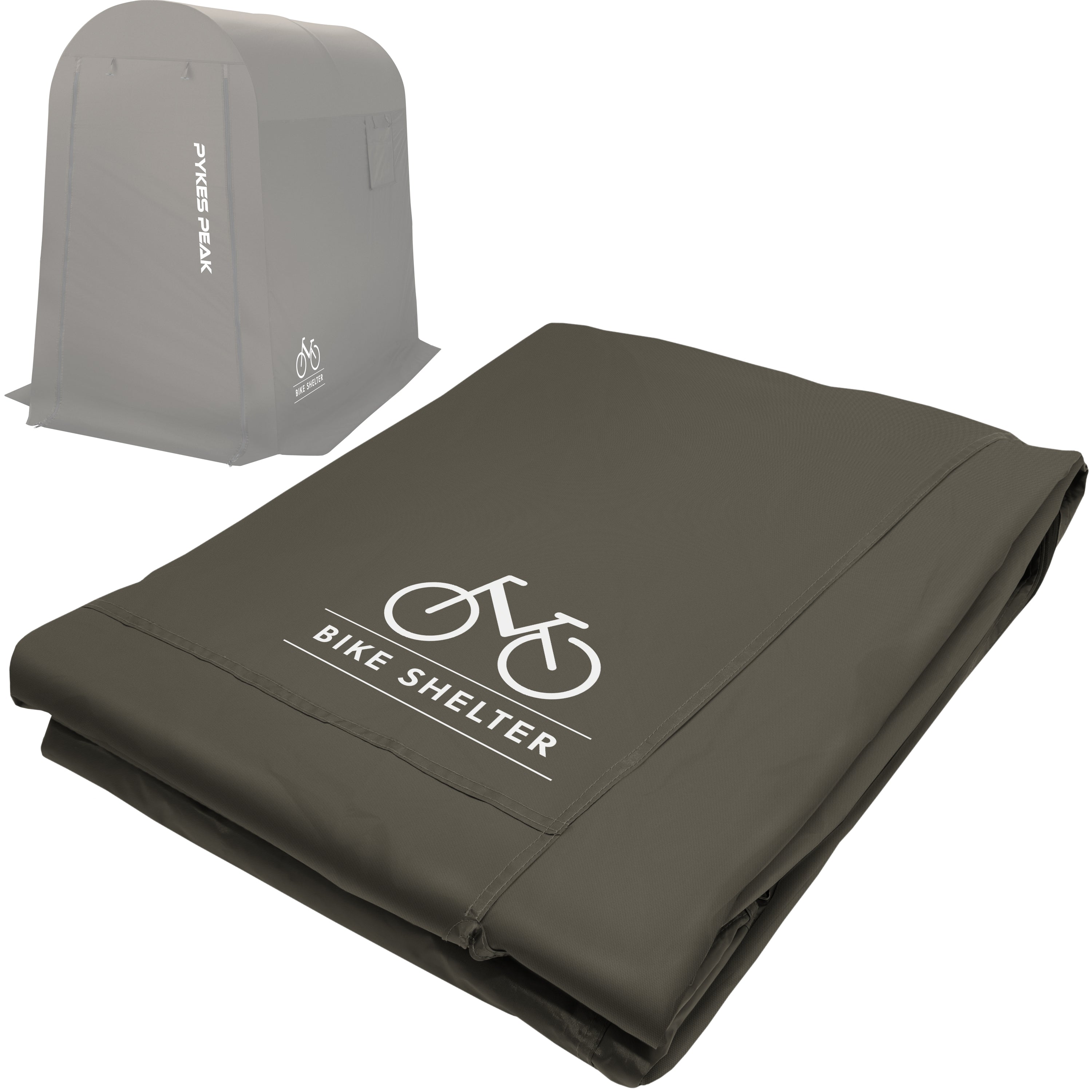 PYKES PEAK (パイクスピーク) サイクルハウス 2サイズ 3カラー 1台用〜3台用 自転車置き場 バイクガレージ 耐水圧2000mm UPF50 工具不要 バイクシェルター (奥行220㎝ 幅175㎝ 高さ170㎝ サイズ 2-3台収納)