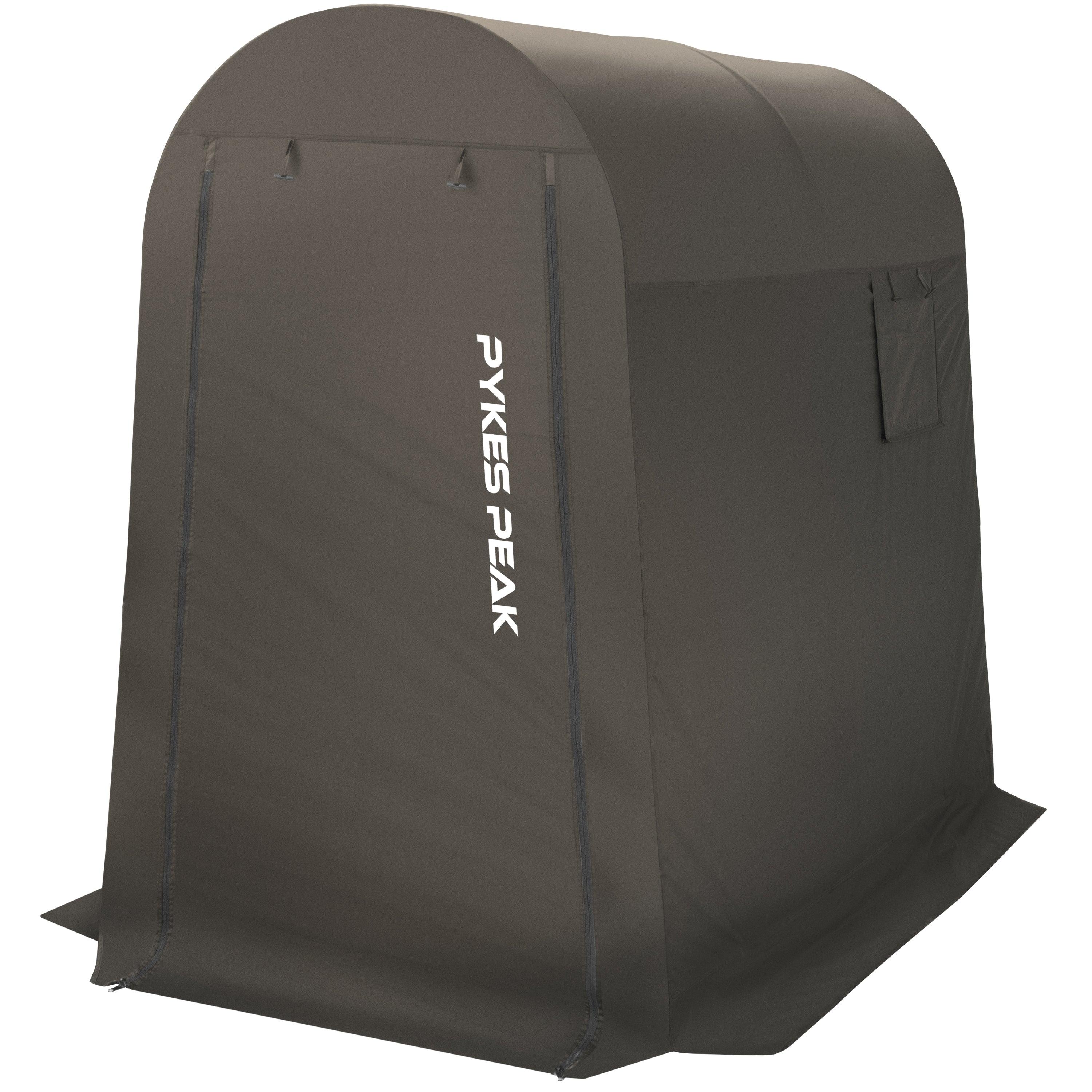 PYKES PEAK (パイクスピーク) サイクルハウス 【ノーマル:予約商品】5月下旬入荷次第発送 2サイズ 3カラー 1台用〜3台用 自転車置き場 バイクガレージ 耐水圧2000mm UPF50 工具不要 バイクシェルター (奥行220㎝ 幅175㎝ 高さ170㎝ サイズ 2-3台収納) - PYKES PEAK