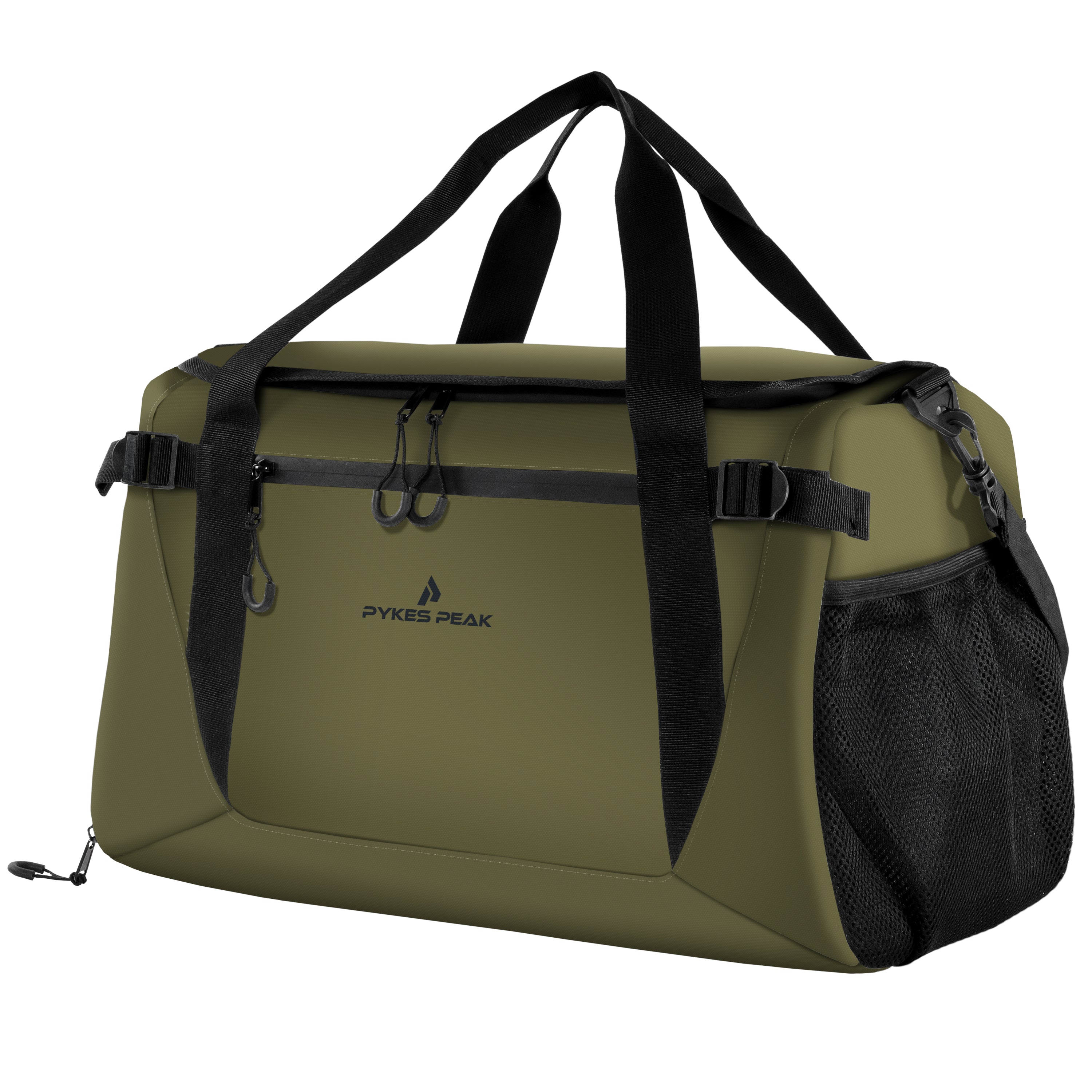 PYKES PEAK(パイクスピーク) ボストンバッグ ゴルフバッグ 大容量 30L 45L シューズインポケット 【大きさ選べる2サイズ 6カラー】 ダッフルバッグ スポーツバッグ 旅行バッグ ジムバッグ