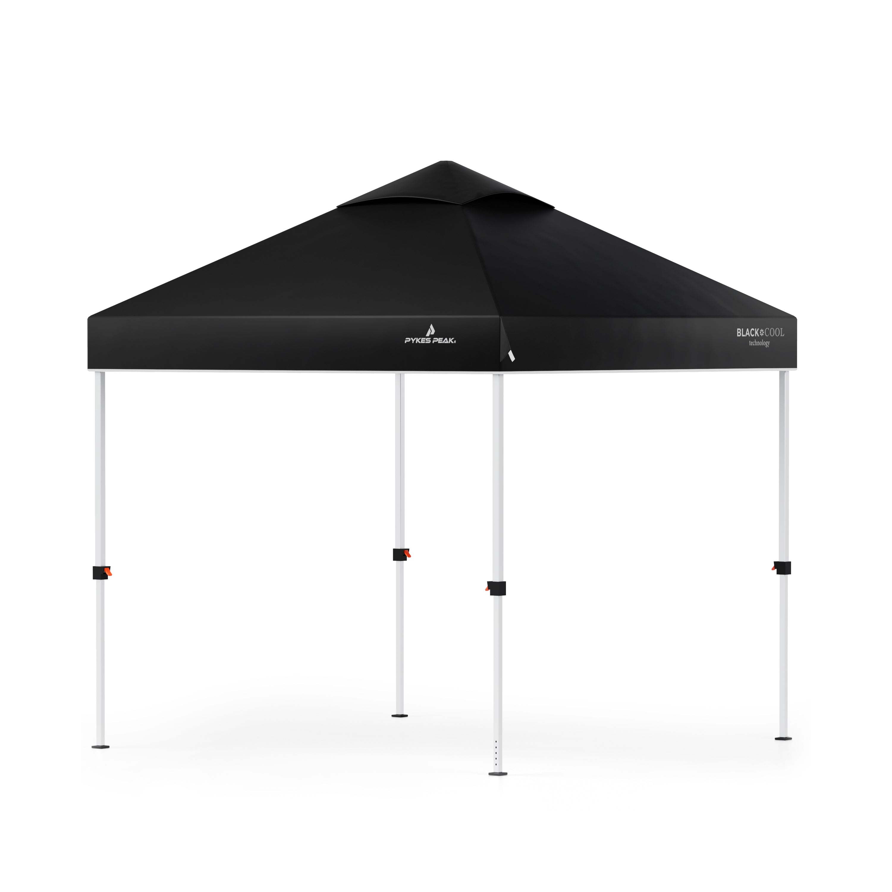 【アウトレット】PYKES PEAK (パイクスピーク) ワンタッチ タープテント 大型 【 組み立て簡単 スチールフレーム UVカット 遮光 耐水加工 3段階調整 風抜けベンチレーション 】 日除け 日よけ キャンプ アウトドア イベント タープ テント