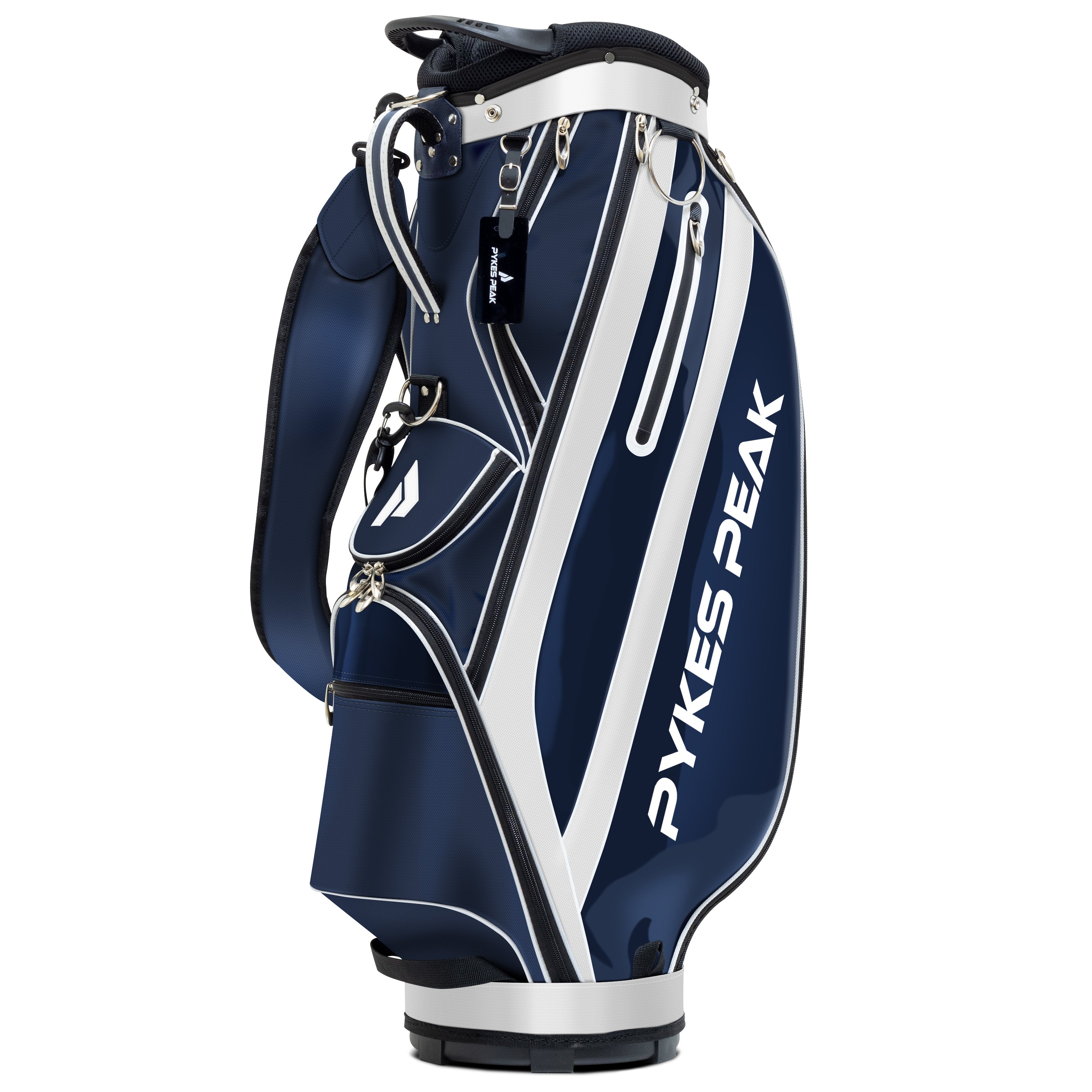 PYKES PEAK(パイクスピーク) ゴルフ キャディバッグ カートタイプ 【軽量 2.5kg 8.5型 47インチ 4分割】 キャディーバック ゴルフバッグ カートバック カートバッグ GBG-201