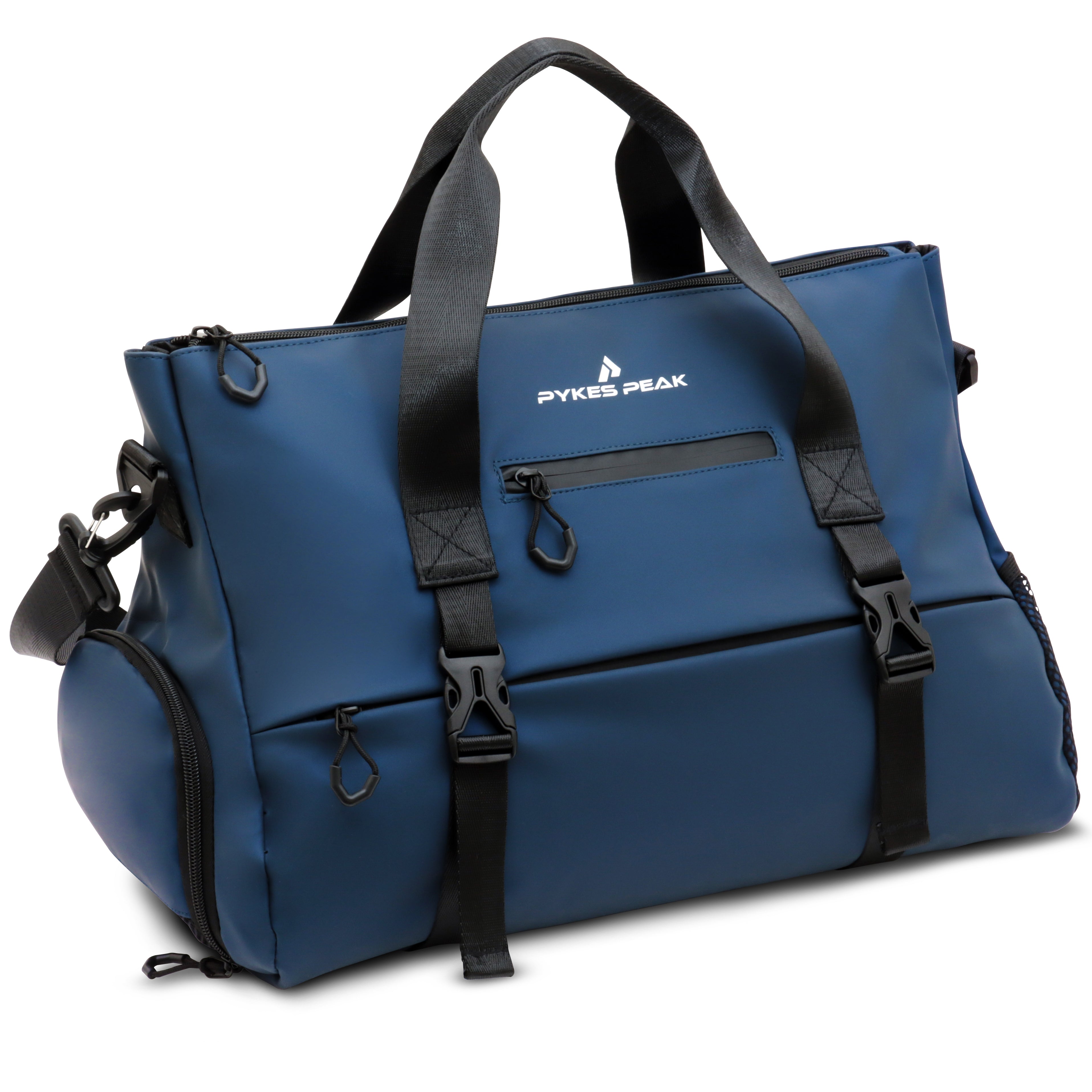 PYKES PEAK(パイクスピーク)大容量 スポーツショルダーバッグ エナメルバッグ ジム ゴルフ アウトドア 部活 旅行 出張 バック ショルダー