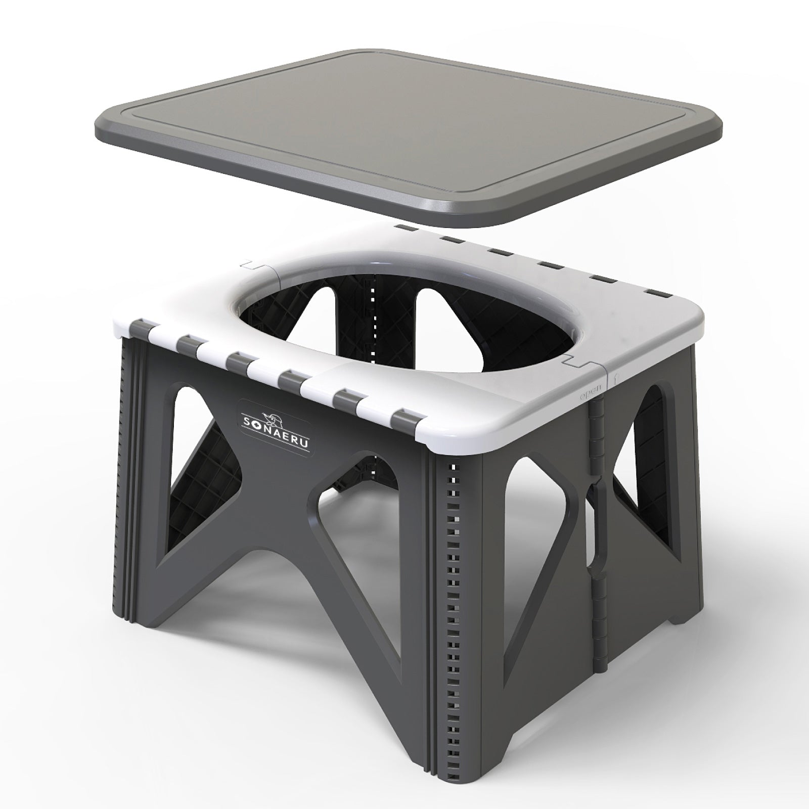 【2025年防災グッズ大賞受賞】PYKES PEAK ステップスツールトイレ 簡易トイレ 携帯トイレ 防災グッズ 防災 災害用 非常用 凝固剤 排泄袋 折りたたみ