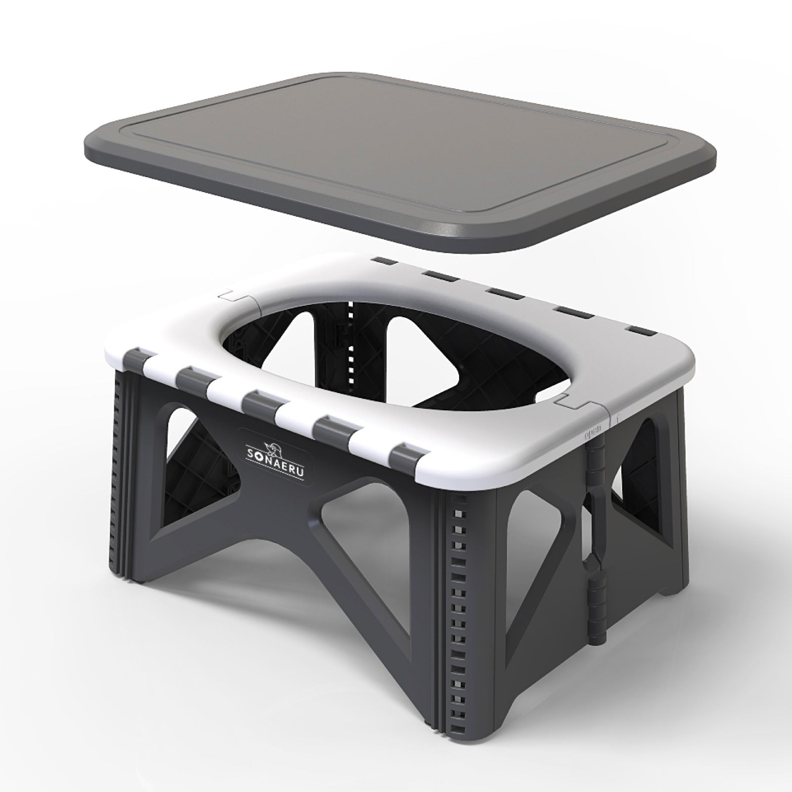 【2025年防災グッズ大賞受賞】PYKES PEAK ステップスツールトイレ 簡易トイレ 携帯トイレ 防災グッズ 防災 災害用 非常用 凝固剤 排泄袋 折りたたみ