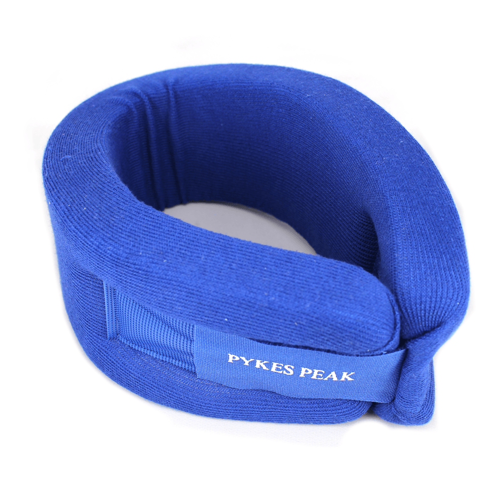 首 サポーター ネックサポーター 首サポーター おすすめ ソフトタイプ 黒 青 磁石 コルセット クッション 洗濯可 1年保証 男女兼用 左右兼用 調整可能 フリーサイズ 定形外 - PYKES PEAK