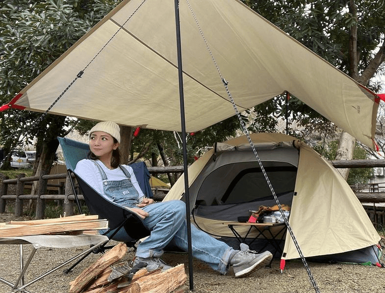 未使用品になりますキャンバスキャンプ 4×4 正方形 タープ - テント 