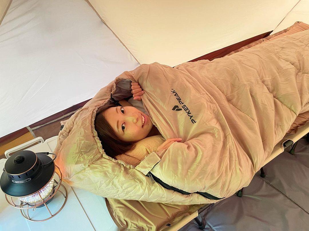 寝袋 マミー型 1800g 5色 シュラフ 丸洗い可能 キャンプ アウトドア - PYKES PEAK