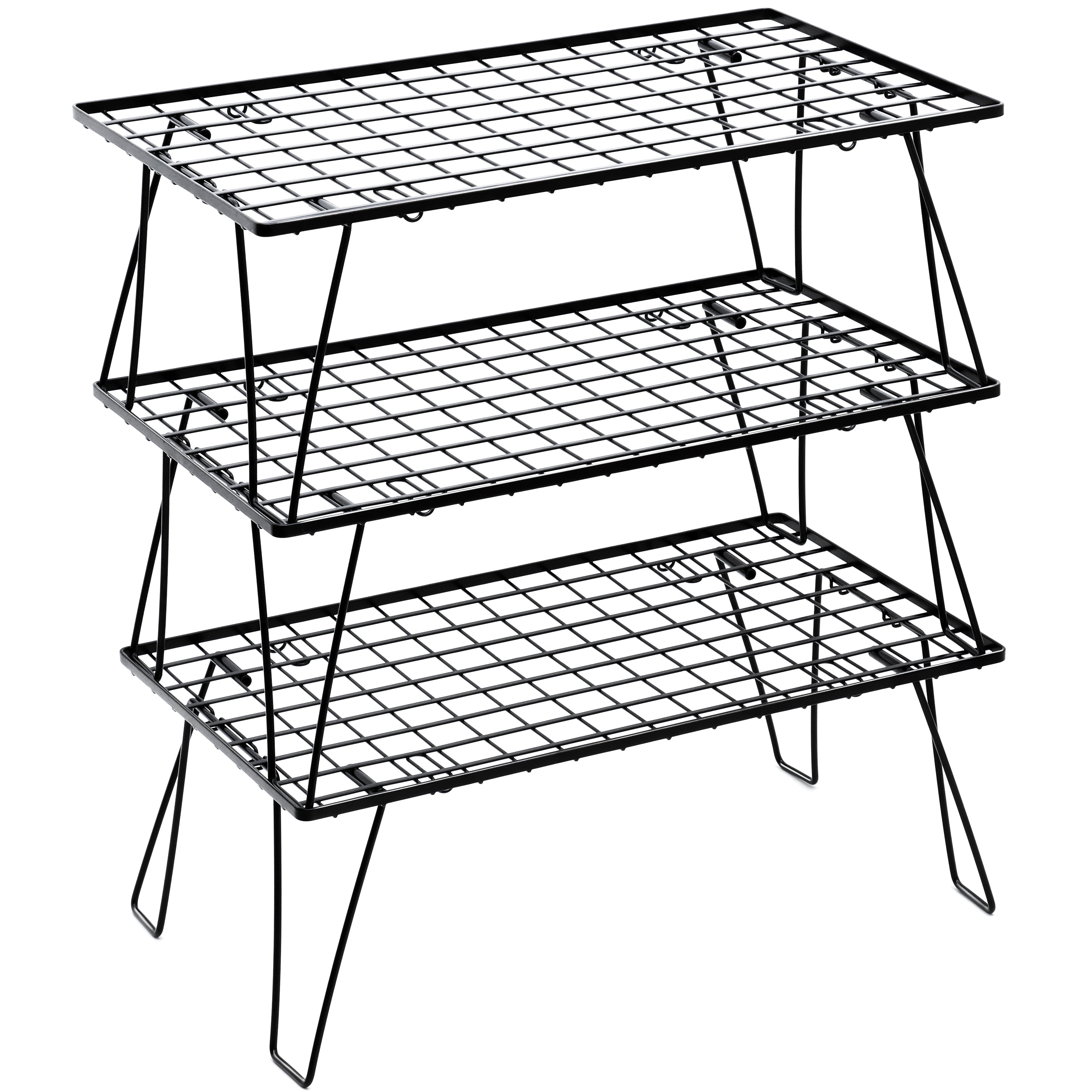 PYKES PEAK( パイクスピーク )キャンプラック 折りたたみ 2段 3段 4段 コンパクト 焚火テーブル 積み重ね フィールド ラック 収納 奥行35cm アウトドア キャンプ TOUGH STANDARD