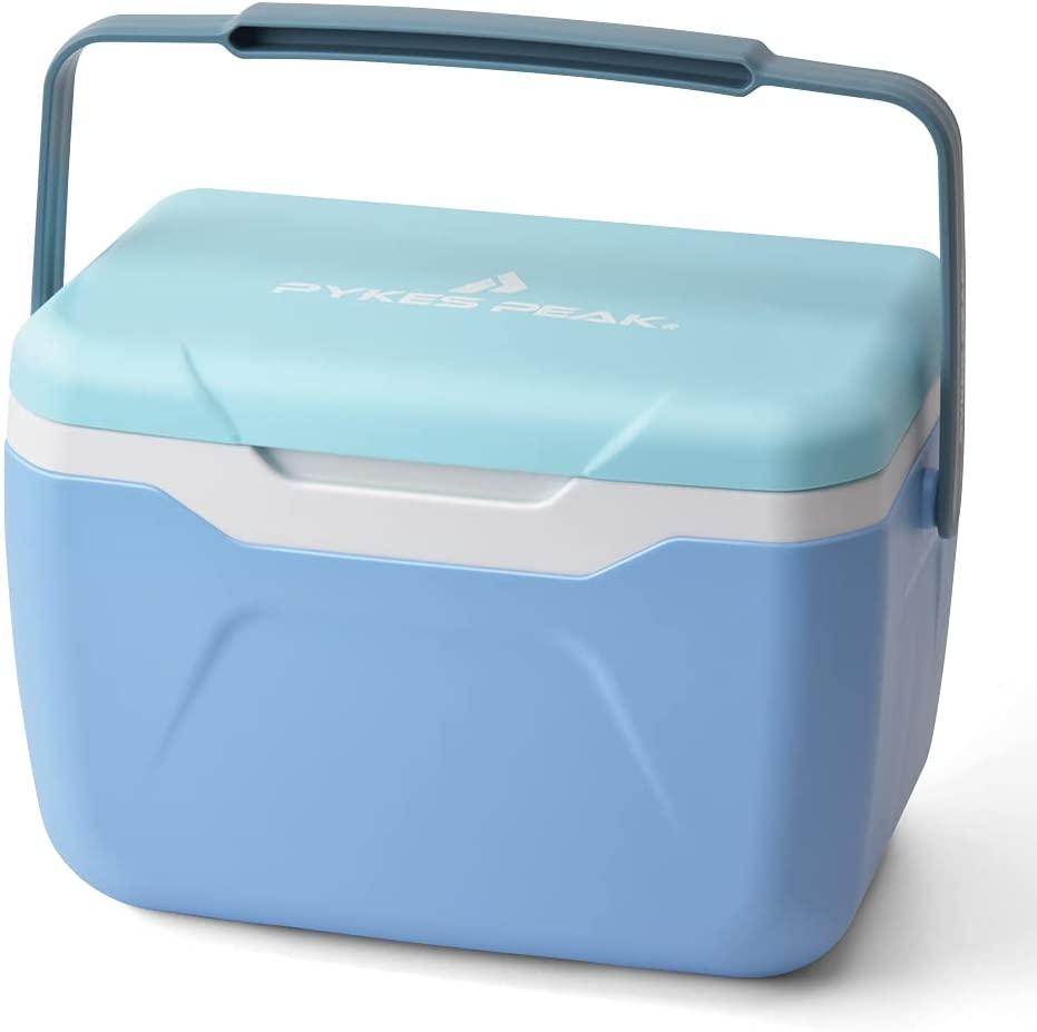 小型クーラーボックス 保冷剤付き 4色 (ノルディックブルー&パールホワイト&ピンクチェリーは10/31に発送いたします) - PYKES PEAK