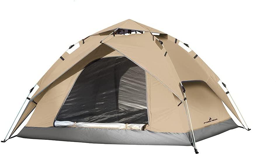 ワンタッチテント 1-2人用/2~3人用 5色 ONE-TOUCH 1-2P 2-3P 2-3Pサンドカーキ在庫なし - PYKES PEAK