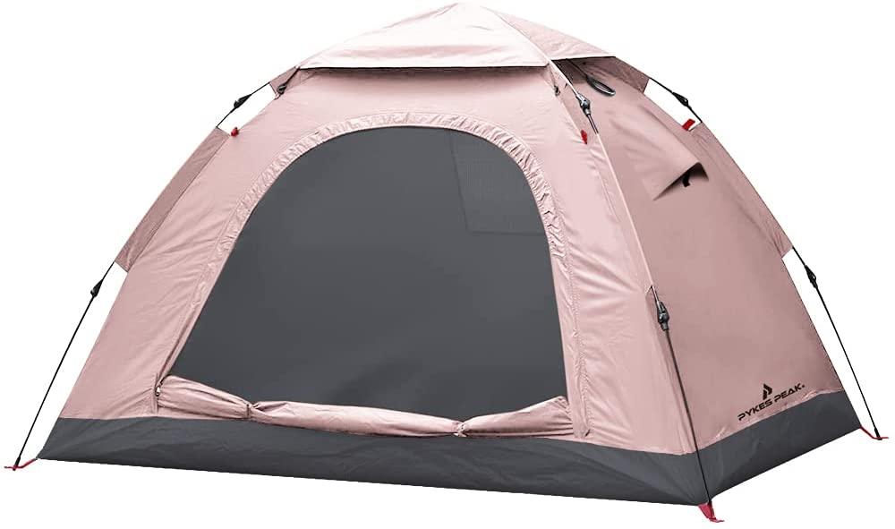 ライトウェイトワンタッチテント 軽量 1-2人用/3~4人用 5色 LIGHTWEIGHT ONE-TOUCH 1-2P 3~4P - PYKES PEAK