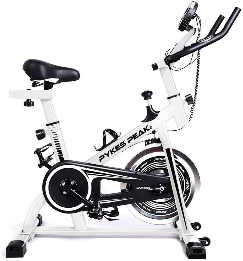 PYKES PEAK スピンバイク フィットネスバイク おしゃれ WHITE (2色) フィットネス - PYKES PEAK
