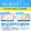 小型クーラーボックス 保冷剤付き 4色 (ノルディックブルー&パールホワイト&ピンクチェリーは10/31に発送いたします) - PYKES PEAK