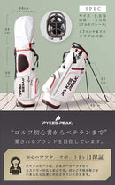 PYKES PEAK ゴルフ キャディバッグ スタンド式 2.4kg 9.0型 5分割口枠 【COOL SERIES】 - PYKES PEAK