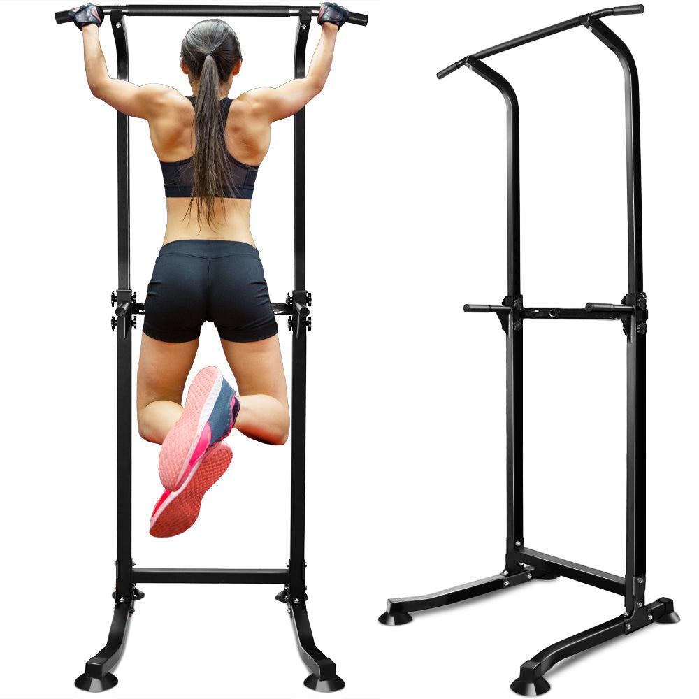 【アウトレット】PYKES PEAK パイクスピーク ぶら下がり健康器 PX-200 懸垂マシン 懸垂器具 チンニング ディップスス 多機能 筋力 筋肉トレーニング器具 高さ 10段 耐荷重 150kg - PYKES PEAK