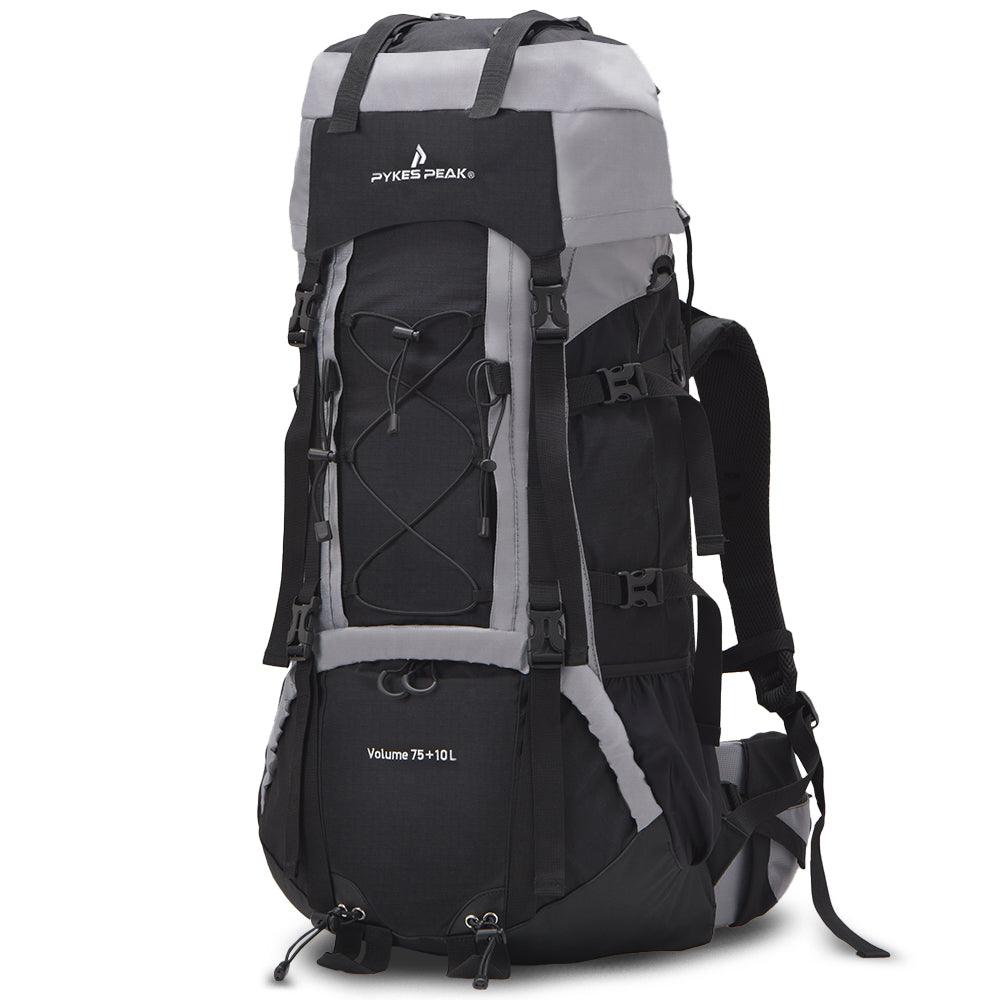 【アウトレット】PYKES PEAK(パイクスピーク) バックパック 大容量 75L (+10L) 登山 リュック アウトドア 防災 - PYKES PEAK