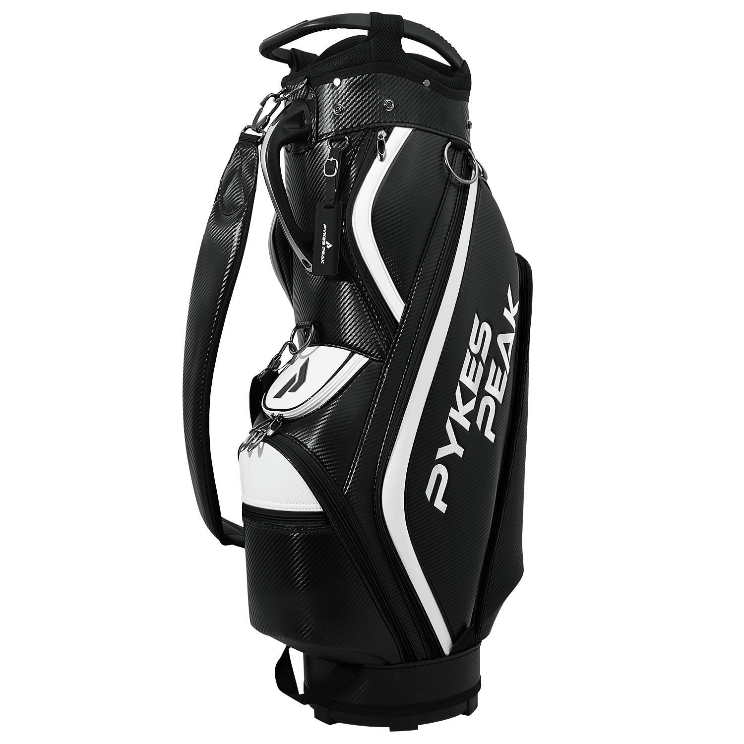【先着100名様限定 超早割実施中!】【【予約商品発送まで1〜2ヶ月かかります】ゴルフキャディバッグ PU 超軽量 GBG-101 - PYKES PEAK