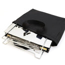 【アウトレット】PYKES PEAK 折りたたみ式焚火台 バーベキューコンロ ファイヤーピットグリル - PYKES PEAK