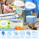 PYKES PEAK (パイクスピーク）クーラーボックス 20L (保冷剤付き) BBQ ピクニック レジャー用 【FUN SERIES】NORDICBLUE ※予約販売商品です - PYKES PEAK