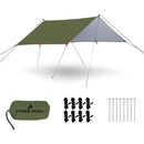 スクエアタープ 1-2人用 3~4人用 5~6人用 5色 SQUARE TARP - PYKES PEAK