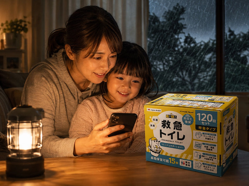 "水は買ったけど、トイレはどうする？" 台風による断水対策の盲点を解決する「SONAERU」特設ページを公開。さらに、「15年保存の備え」が今だけ1,000円OFF。