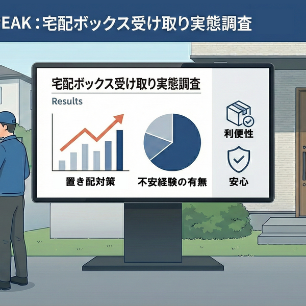 調査】置き配の不安1位は盗難？利用者の本音と防犯対策の重要性
