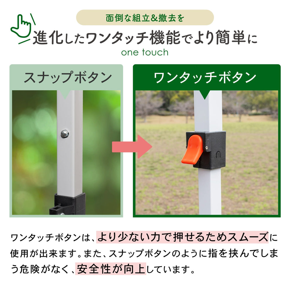 “指ばさみ”の危険から守る──テントの安全性に関する調査結果を公表 約半数が「指を挟んだ経験あり」　新機能「ワンタッチボタン」が97.2%の高評価を獲得