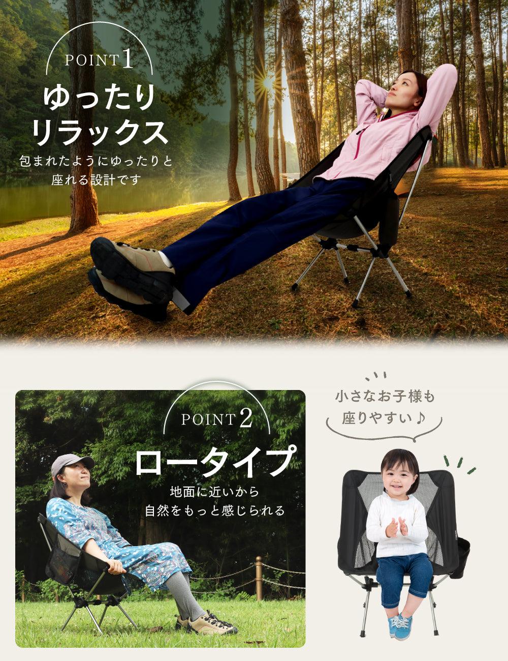 PYKES PEAK キャンプチェア 【ロー/ノーマル/ハイバックタイプ 】 - PYKES PEAK