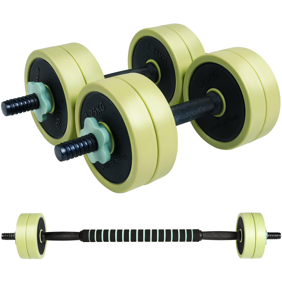 ダンベル 可変式 セット 5kg 10kg 15kg 20kg 2個セット バーベル
