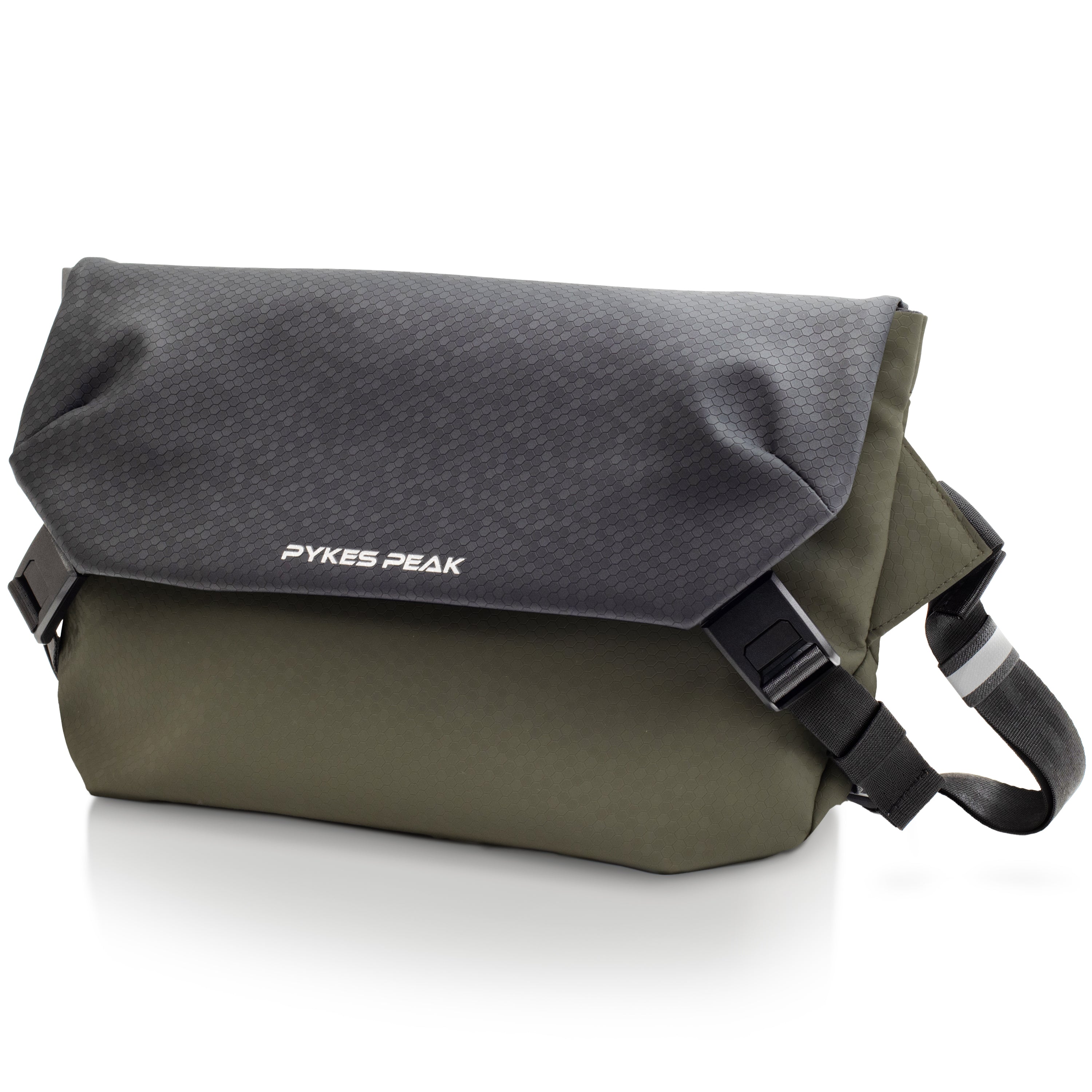 [PYKES PEAK] パイクスピーク 小さめ メッセンジャーバッグ 薄型 おしゃれ 斜め掛け ショルダーバッグ ボディバッグ ボディーバッグ