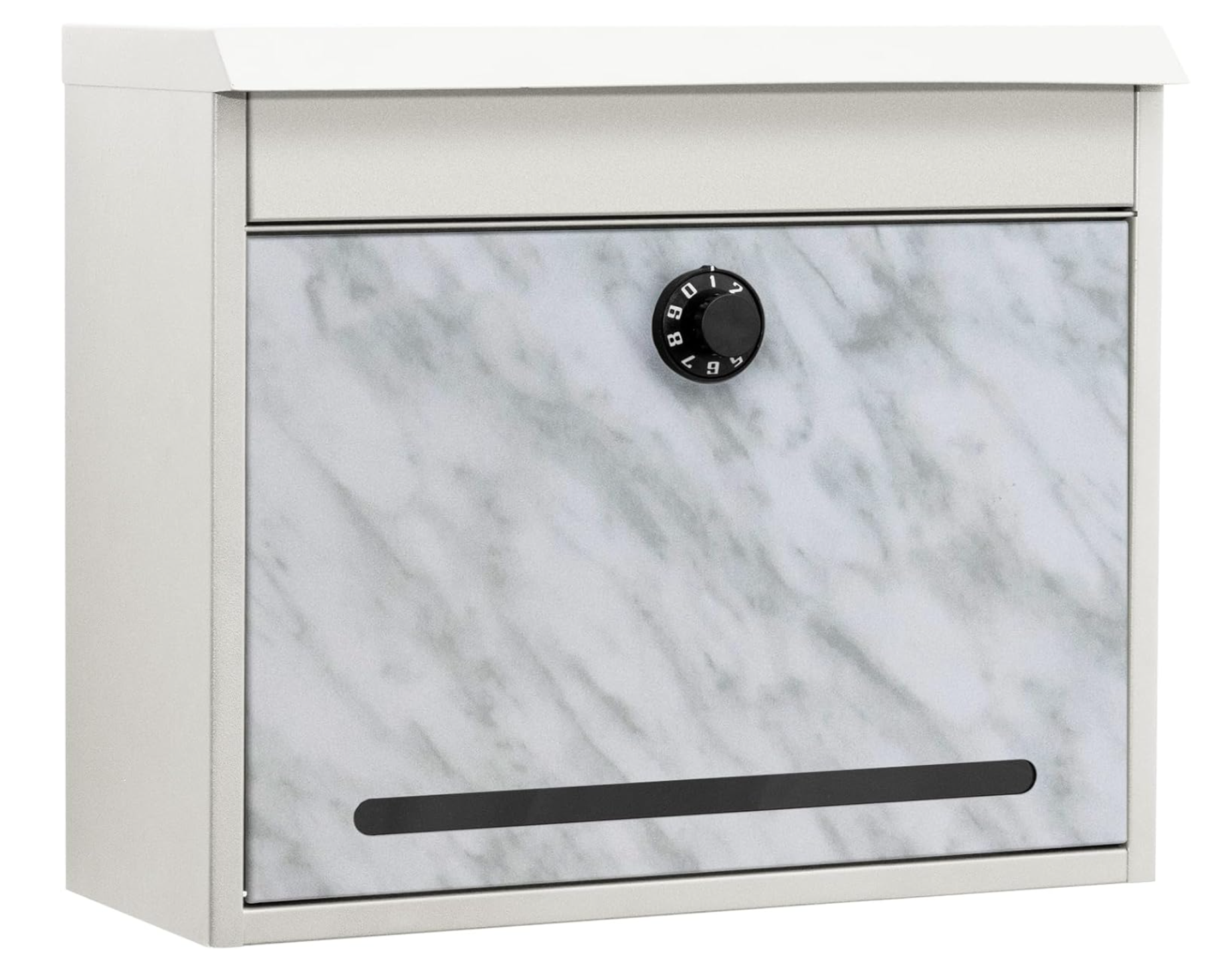 PYKES PEAK ポスト 壁掛け 郵便ポスト 郵便受け ダイヤル式 A4サイズ レターパック対応 おしゃれ 大型 縦型