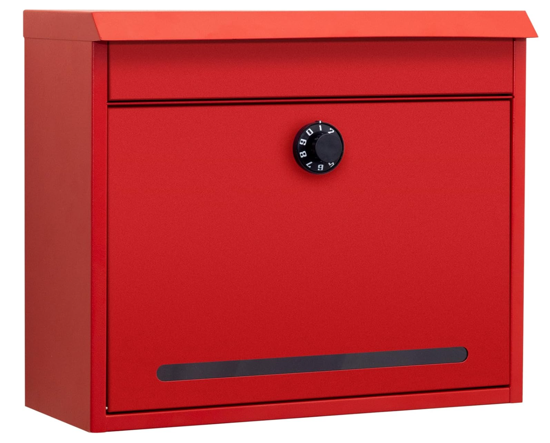 PYKES PEAK ポスト 壁掛け 郵便ポスト 郵便受け ダイヤル式 A4サイズ レターパック対応 おしゃれ 大型 縦型