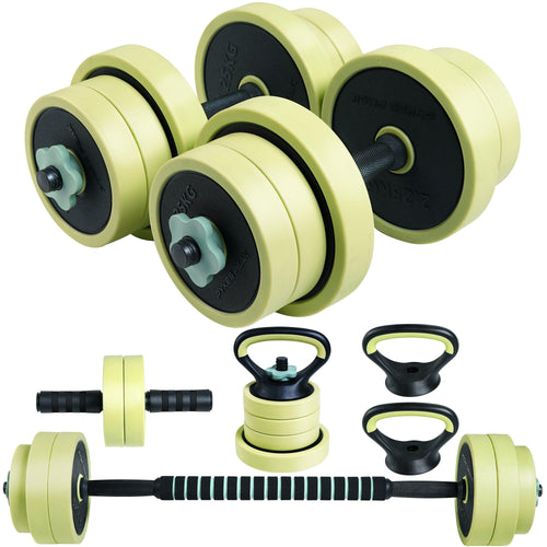 ダンベル 可変式 セット 5kg 10kg 15kg 20kg 2個セット バーベル 可変式ダンベル プレートセット プレート式 筋トレ 家トレ 健康 簡単重量変更 全身トレーニング 3色 PYKES PEAK パイクスピーク 送料弊社負担