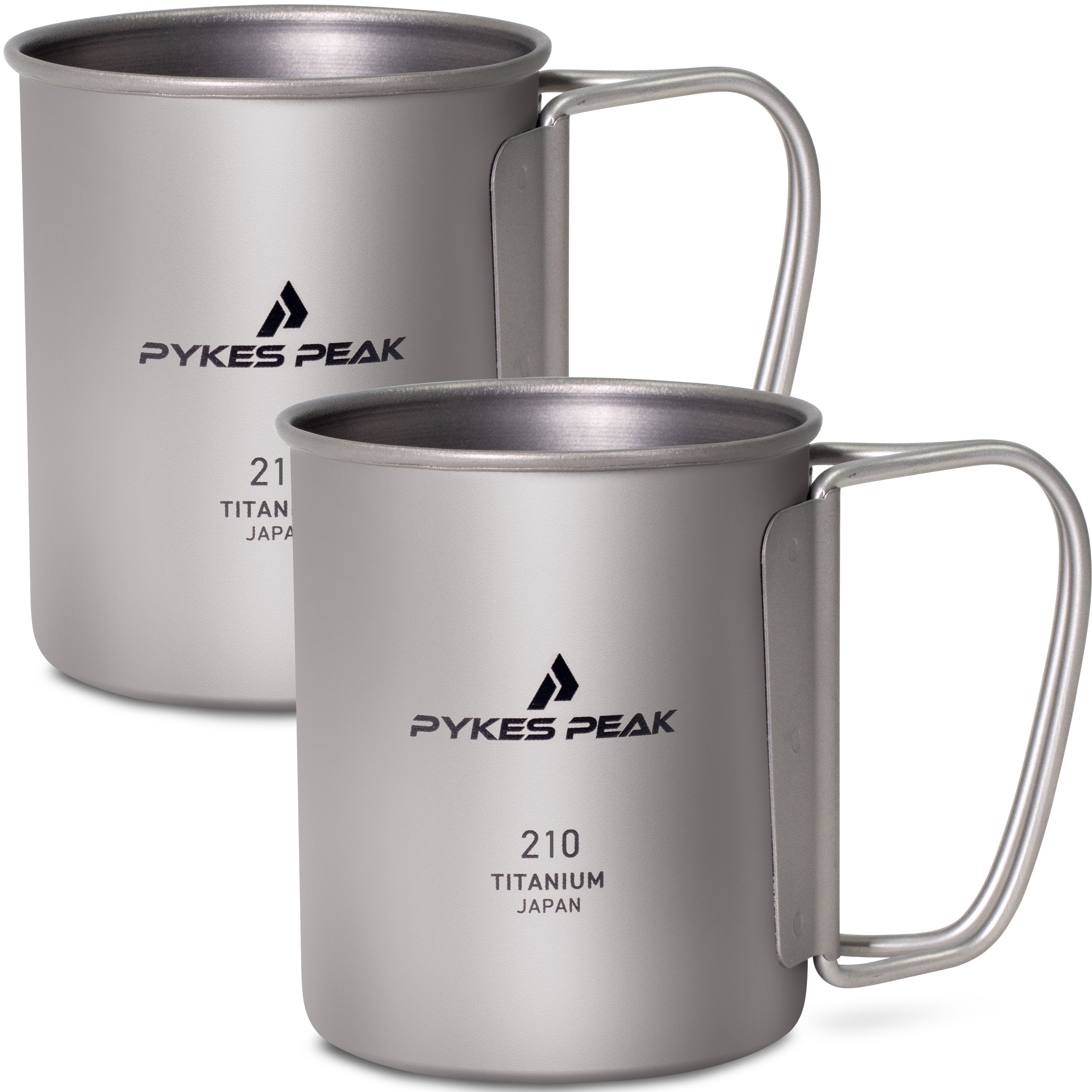 PYKES PEAK(パイクスピーク) チタンマグ 日本製 MADE IN JAPAN 燕三条産 直火で使える チタン マグカップ キャンプ アウトドア 直火にも使える燕三条産チタンマグ極