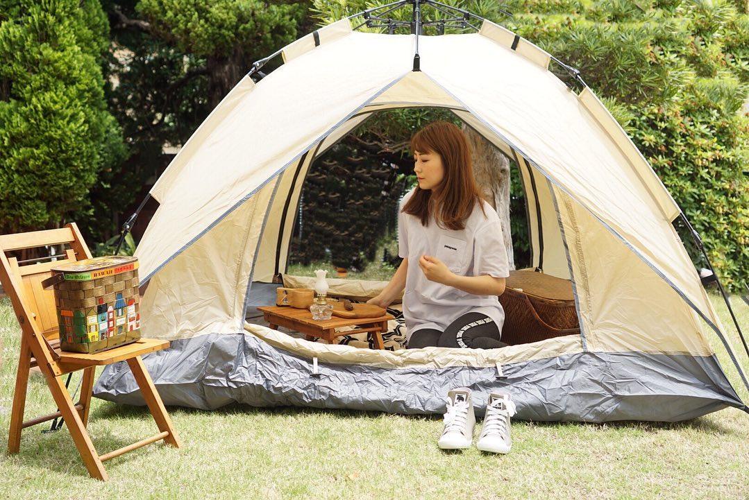 ワンタッチテント 1-2人用/2~3人用 5色 ONE-TOUCH 1-2P 2-3P　2-3Pサンドカーキ在庫なし - PYKES PEAK