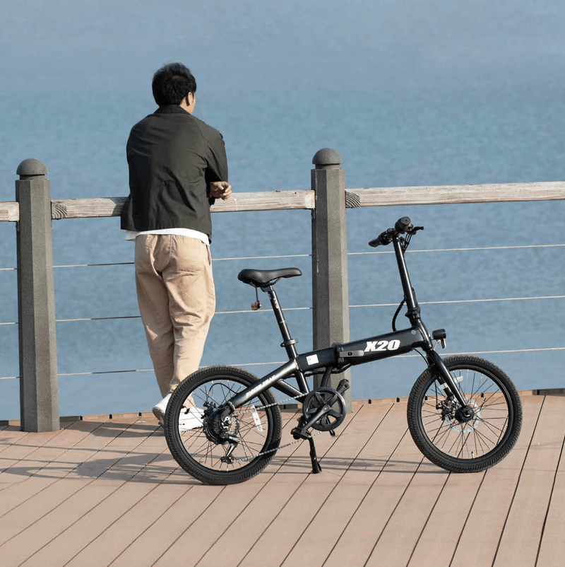 PYKES PEAK 電動アシスト自転車「X20」20インチ 型式認定取得済 折りたたみ 空気入れ内蔵 最大80km走行可能  9色【国内検品済】【大人気YouTuber おすすめ】